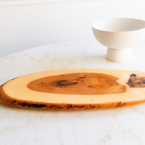 large wood charcuterie board