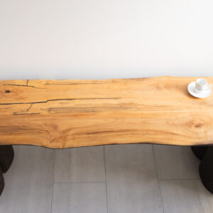 live edge bench