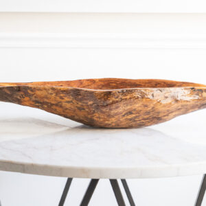 Rare spalted burl bowl