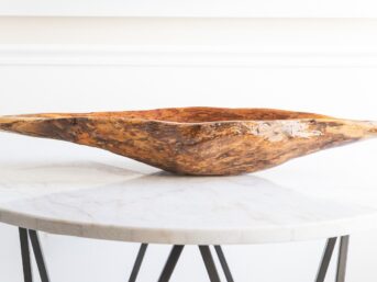 Rare spalted burl bowl