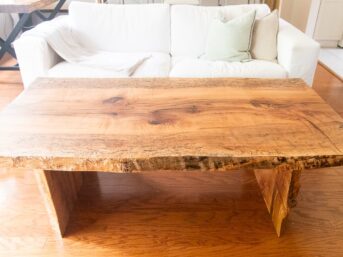 New York live edge coffee table