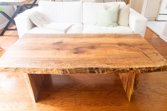 New York live edge coffee table